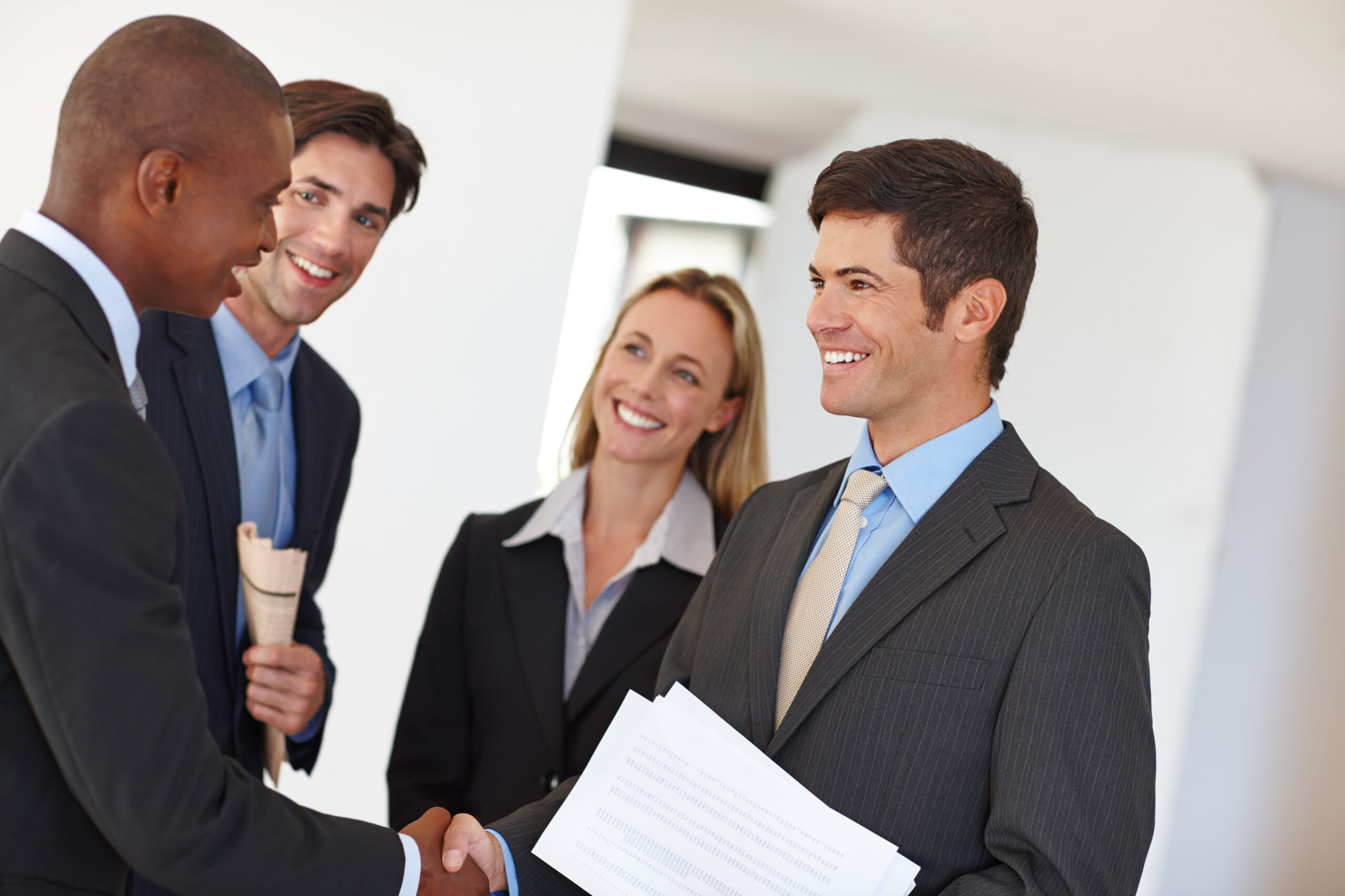 Newly hired sales professionals